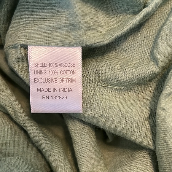 Tularosa Aritzia Luna Green Off The Shoulder Ruffle Mini Dress sz M - Picture 11 of 13